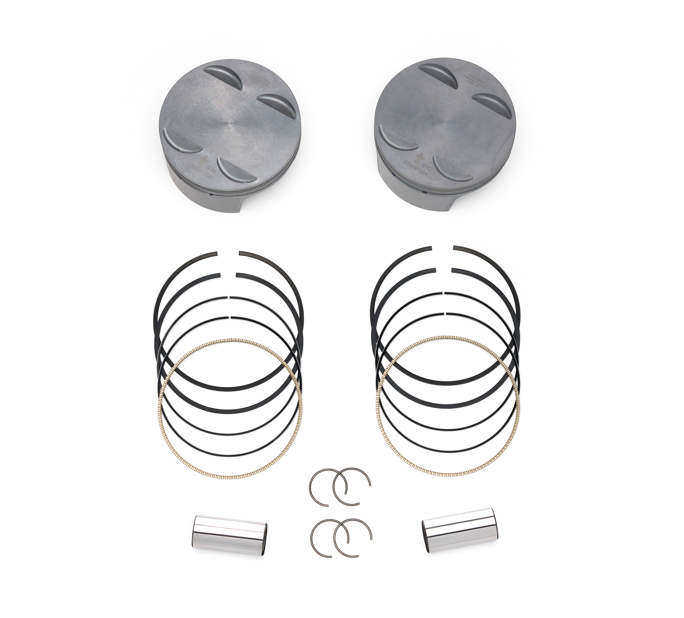 Screamin' Eagle Forged High-Compression Piston Kit - 4.155" X 4.5" (122ci)