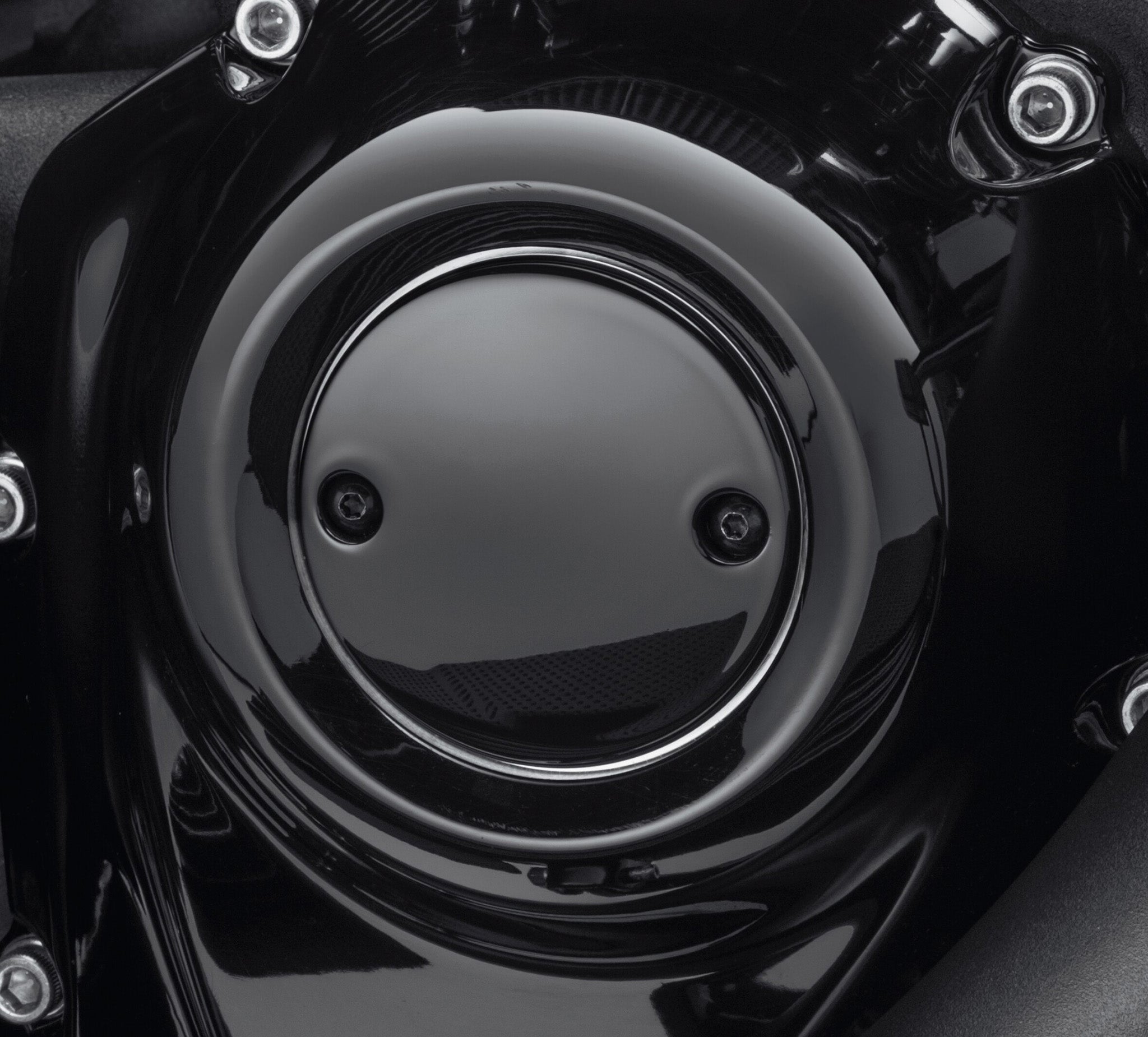 Milwaukee-Eight Engine Timer Cover - Gloss Black