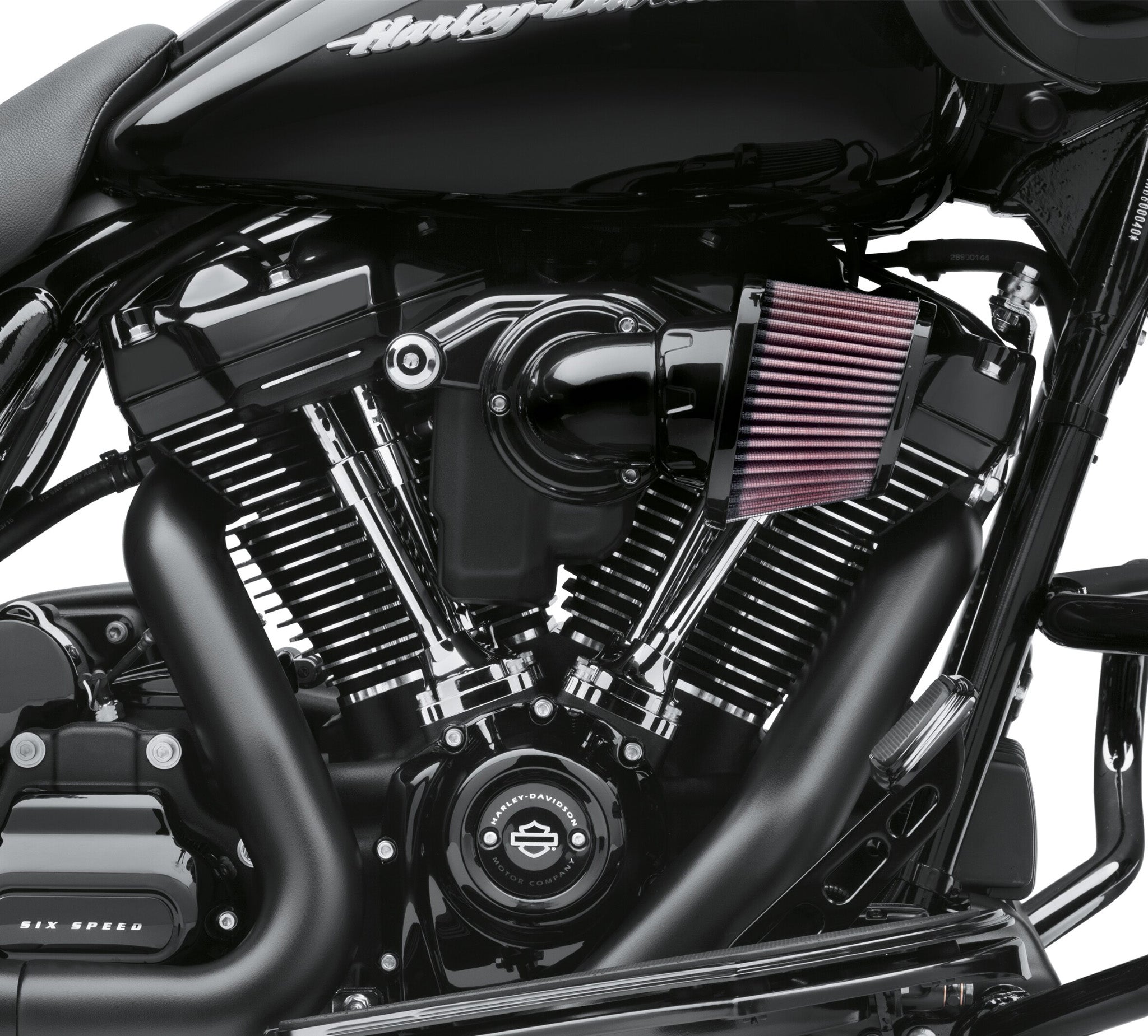 Milwaukee-Eight Gloss Black Upper Rocker Box Cover