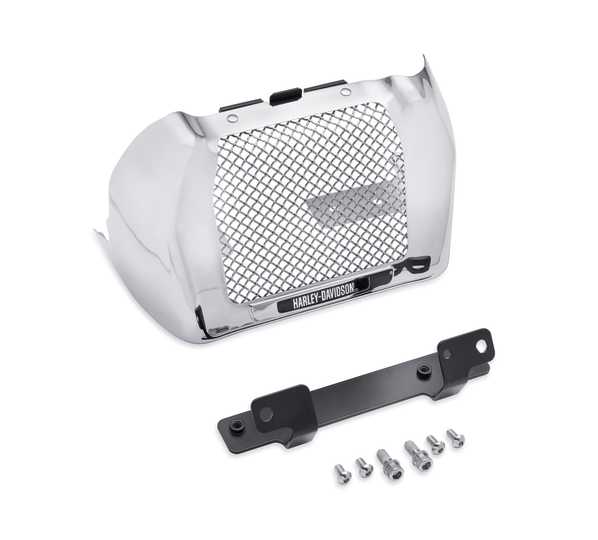Oil Cooler Cover - Chrome