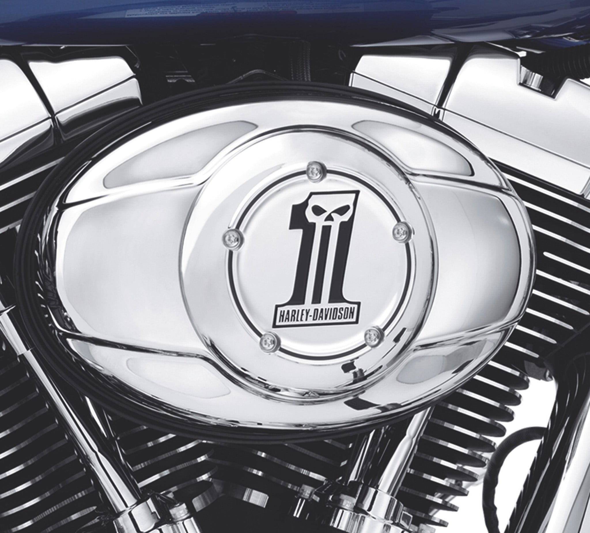 Number One Skull Air Cleaner Trim