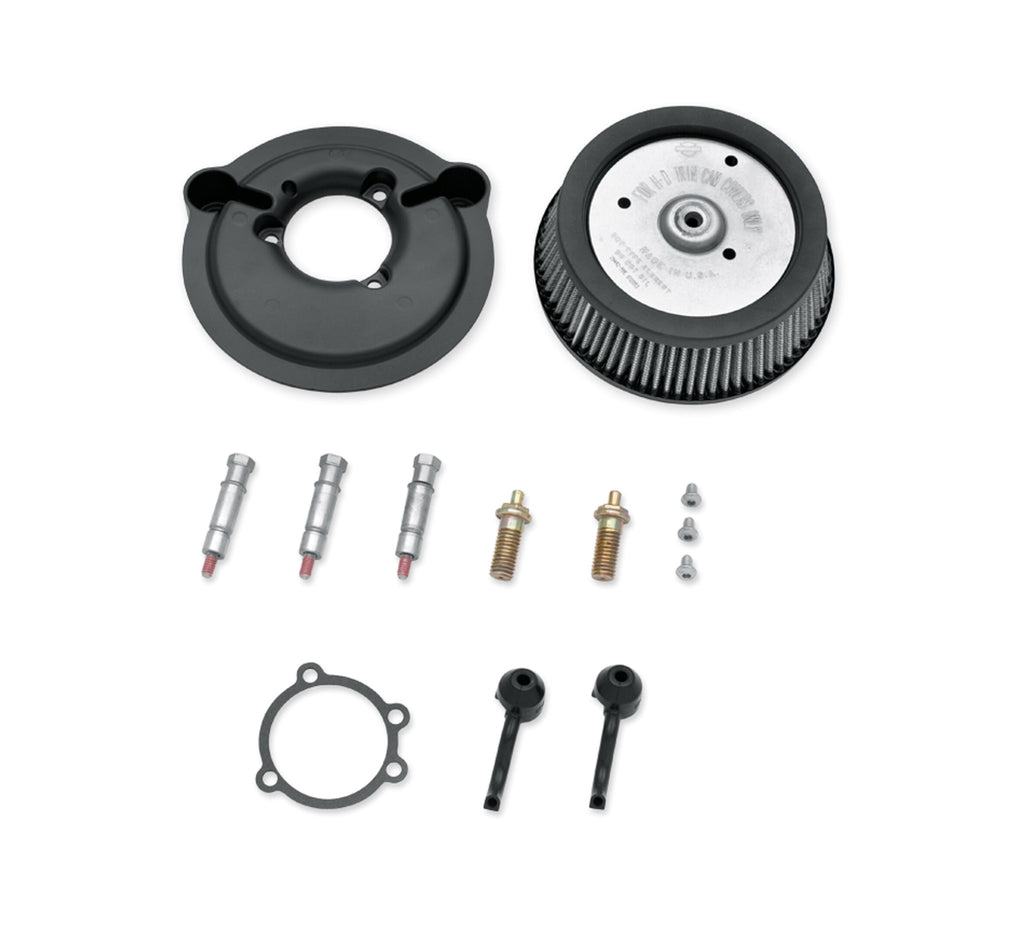 Screamin' Eagle Round High-Flow Air Cleaner - Sportster - Black