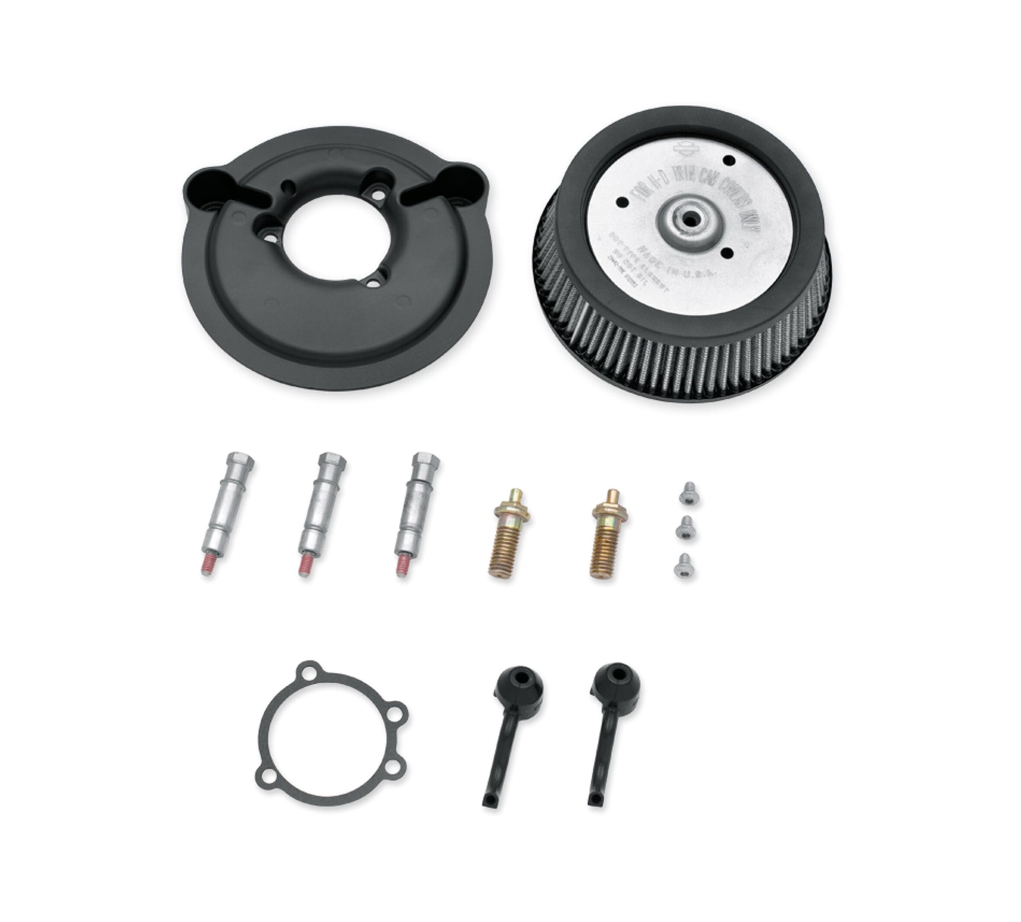 Screamin' Eagle Round High-Flow Air Cleaner - Sportster - Black
