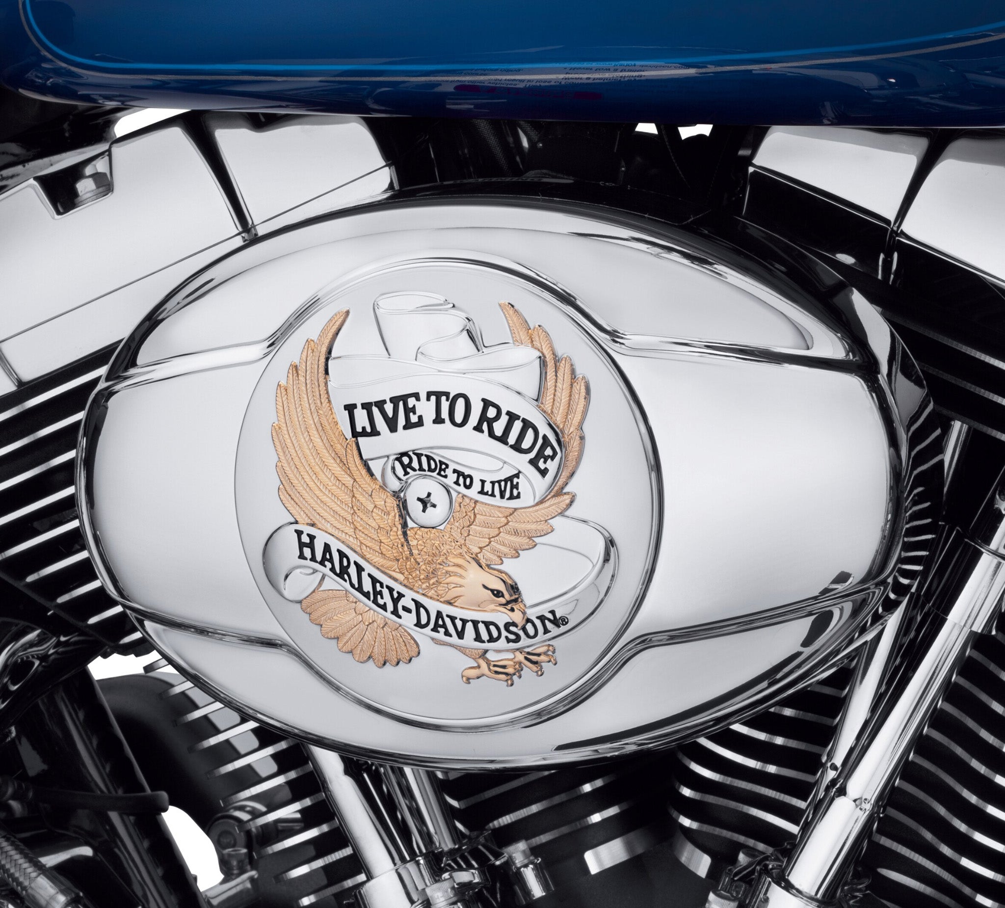 Live To Ride Gold Air Cleaner Trim