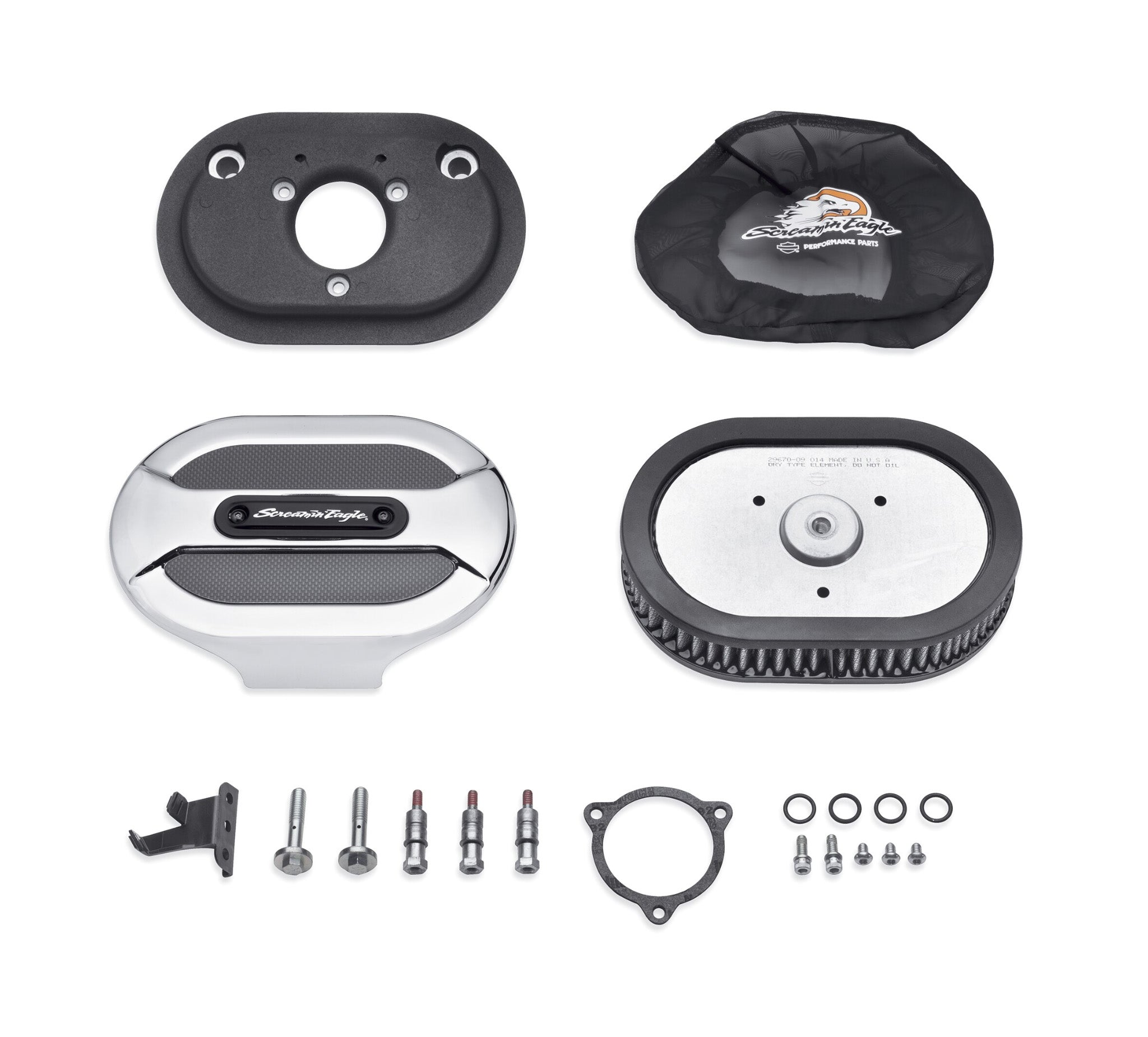 Screamin' Eagle Ventilator Elite Air Cleaner Kit - Chrome