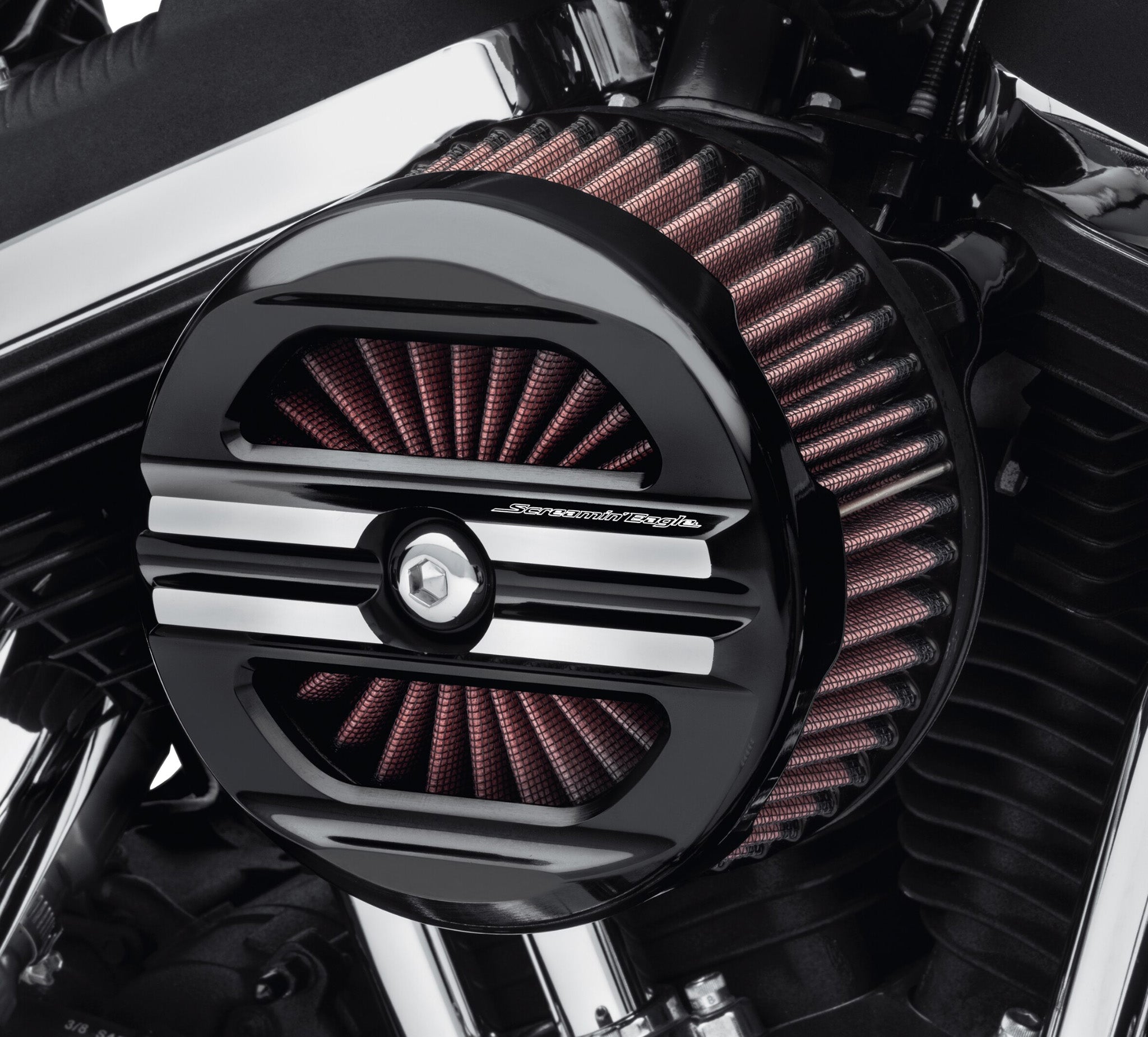Screamin' Eagle Performance Rail Air Cleaner Kit