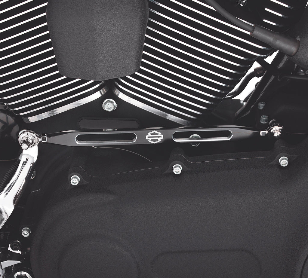 Slotted Black Anodized Gear Shift Linkage