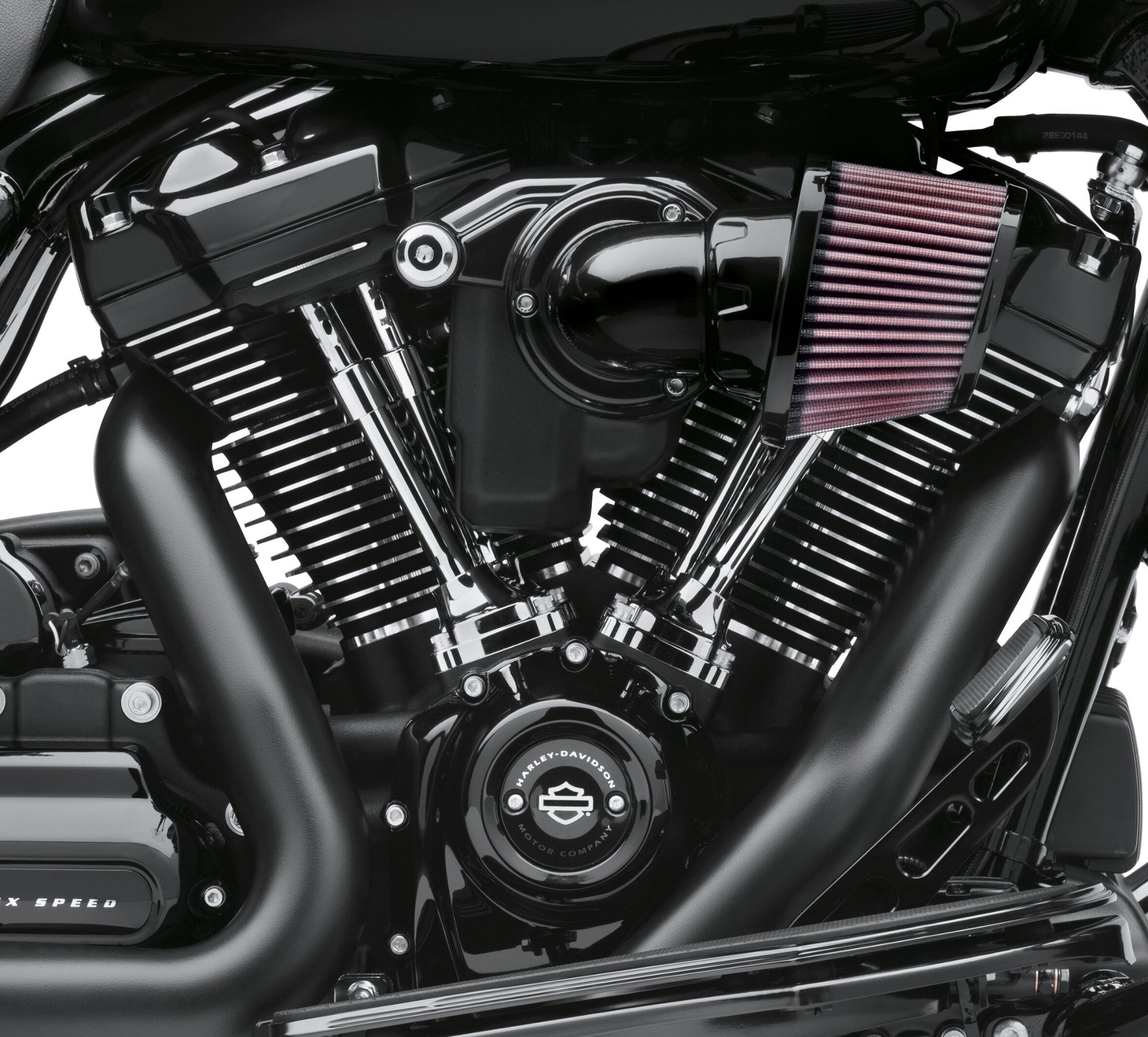 Milwaukee-Eight Gloss Black Transmission Top Cover