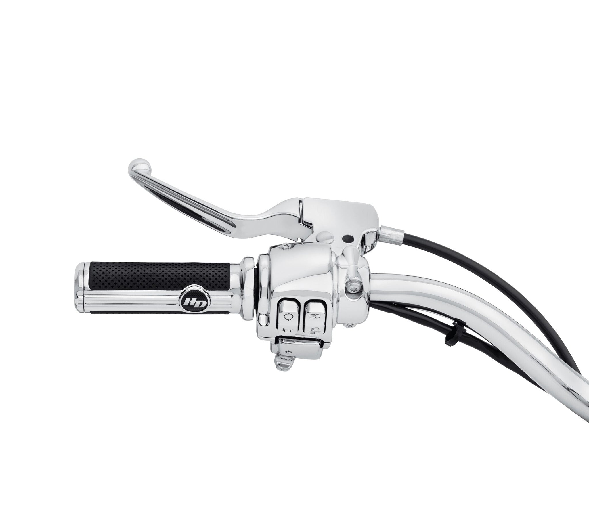 Clutch Bracket and Master Cylinder Reservior Kit - Chrome