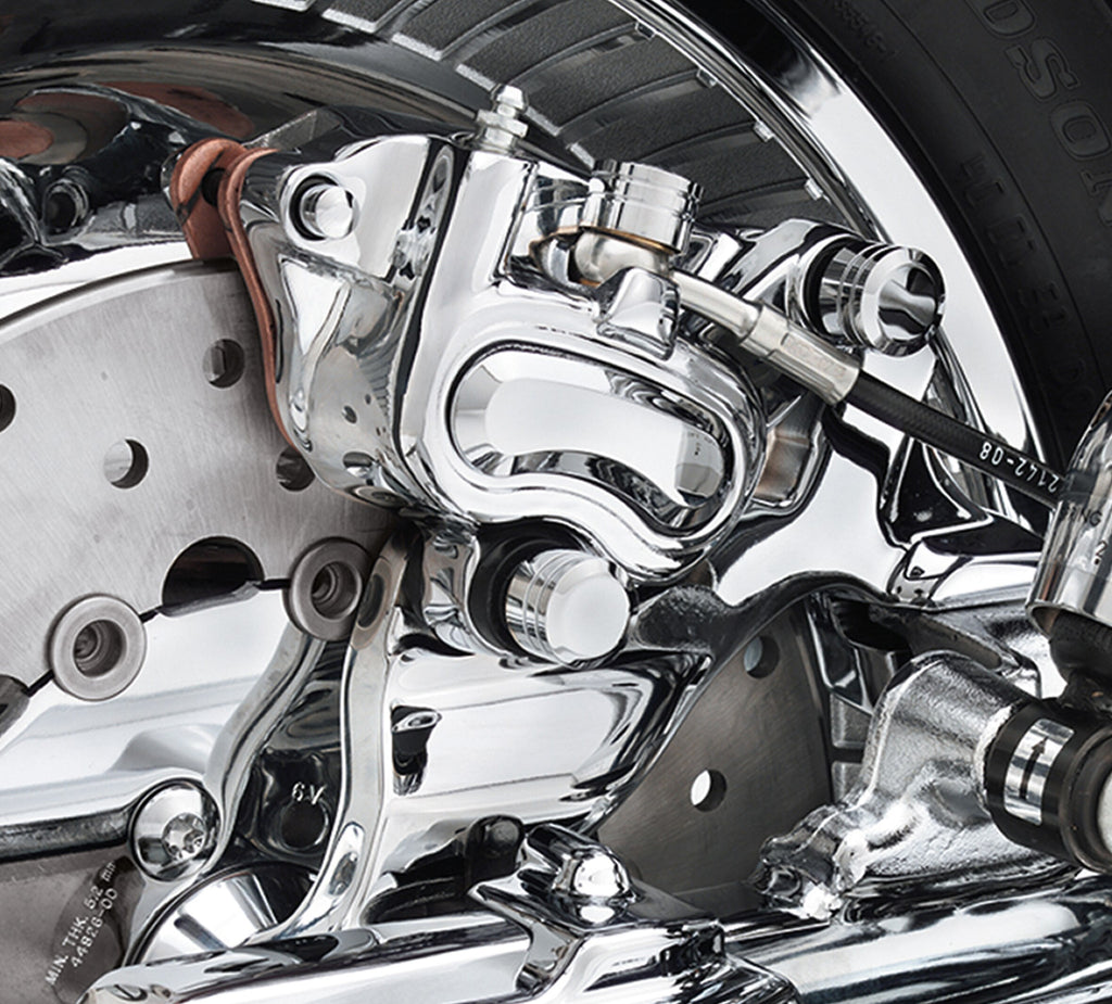 Chrome Rear Caliper Bracket