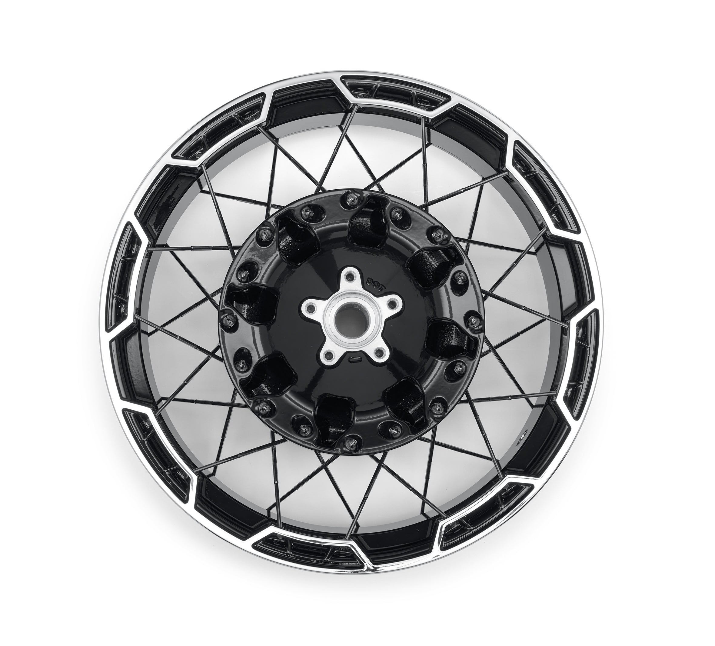 Combo Cast Laced 21 In. Front/18 In. Rear Wheel Kit