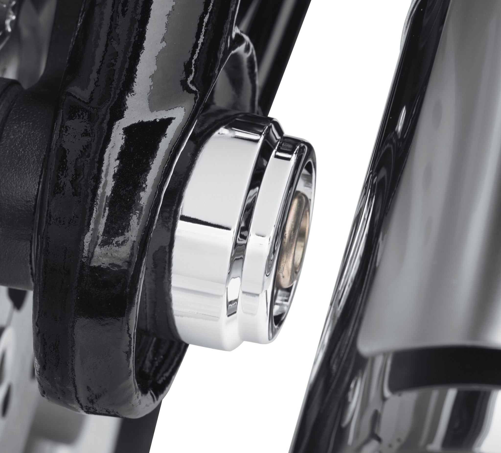 Rear Axle Nut Covers - Chrome