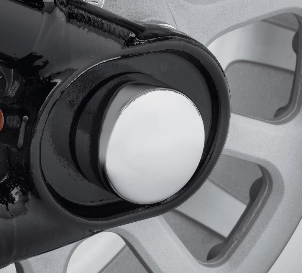 Rear Axle Nut Covers - Chrome