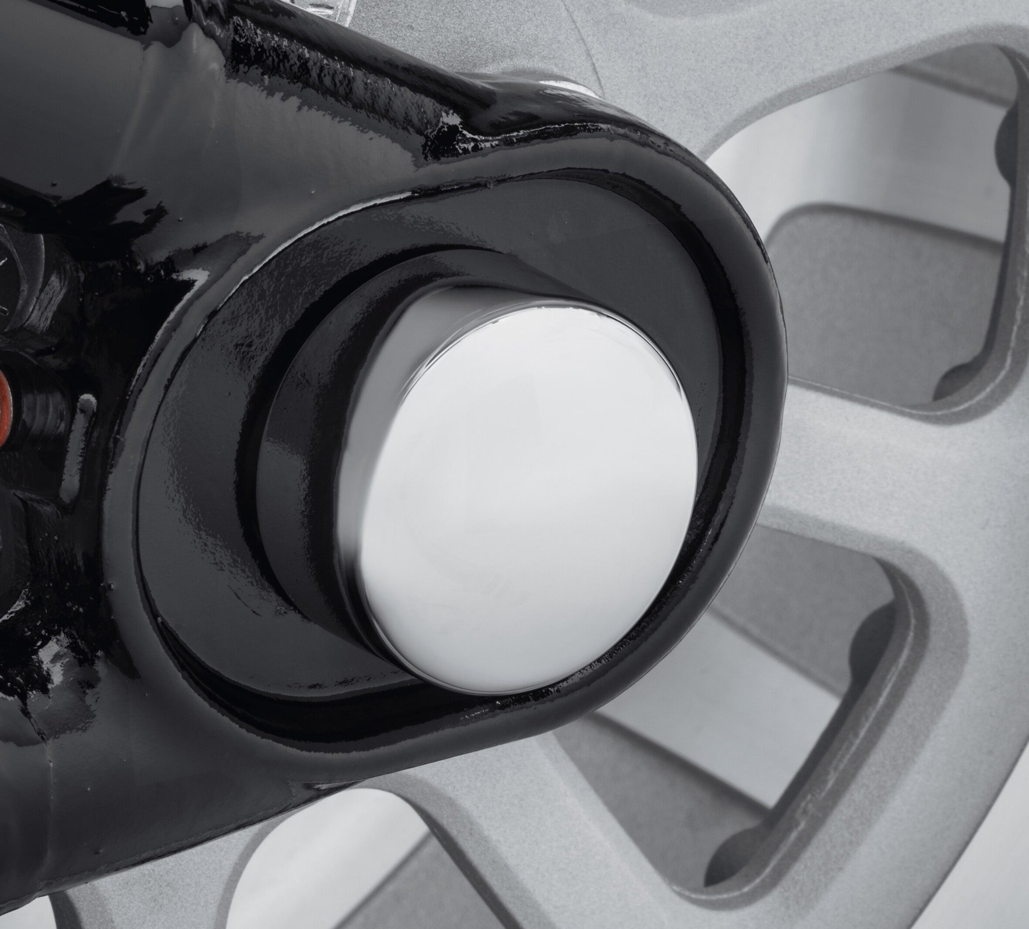 Rear Axle Nut Covers - Chrome