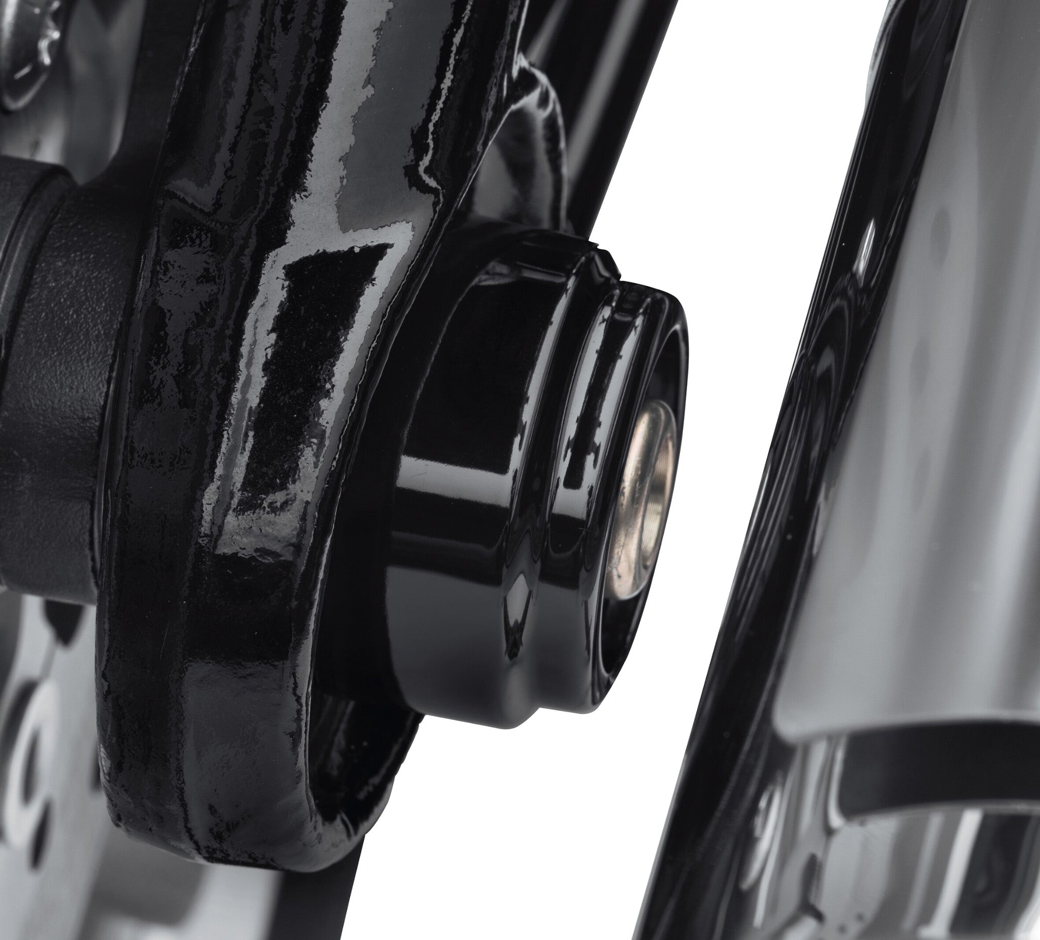 Rear Axle Nut Covers - Gloss Black