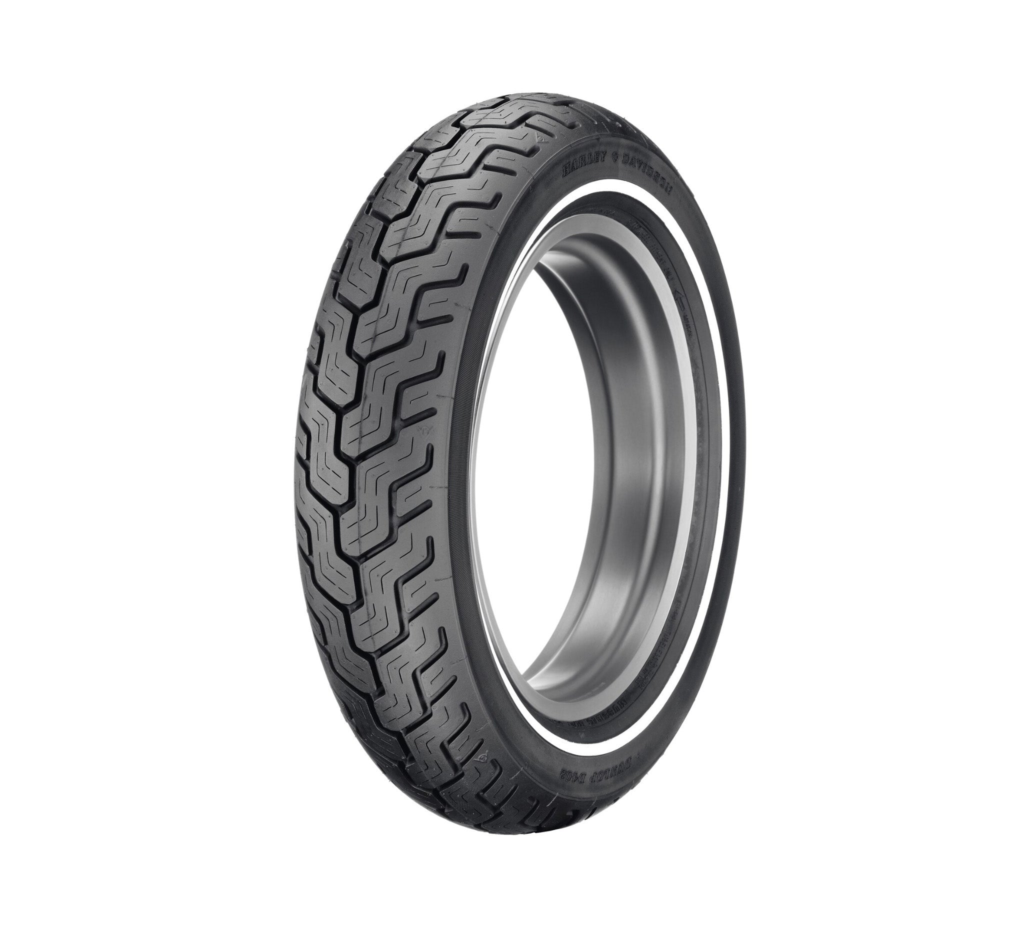 Dunlop Tire Series - D402 MT90B16 Slim Whitewall - 16 in. Rear