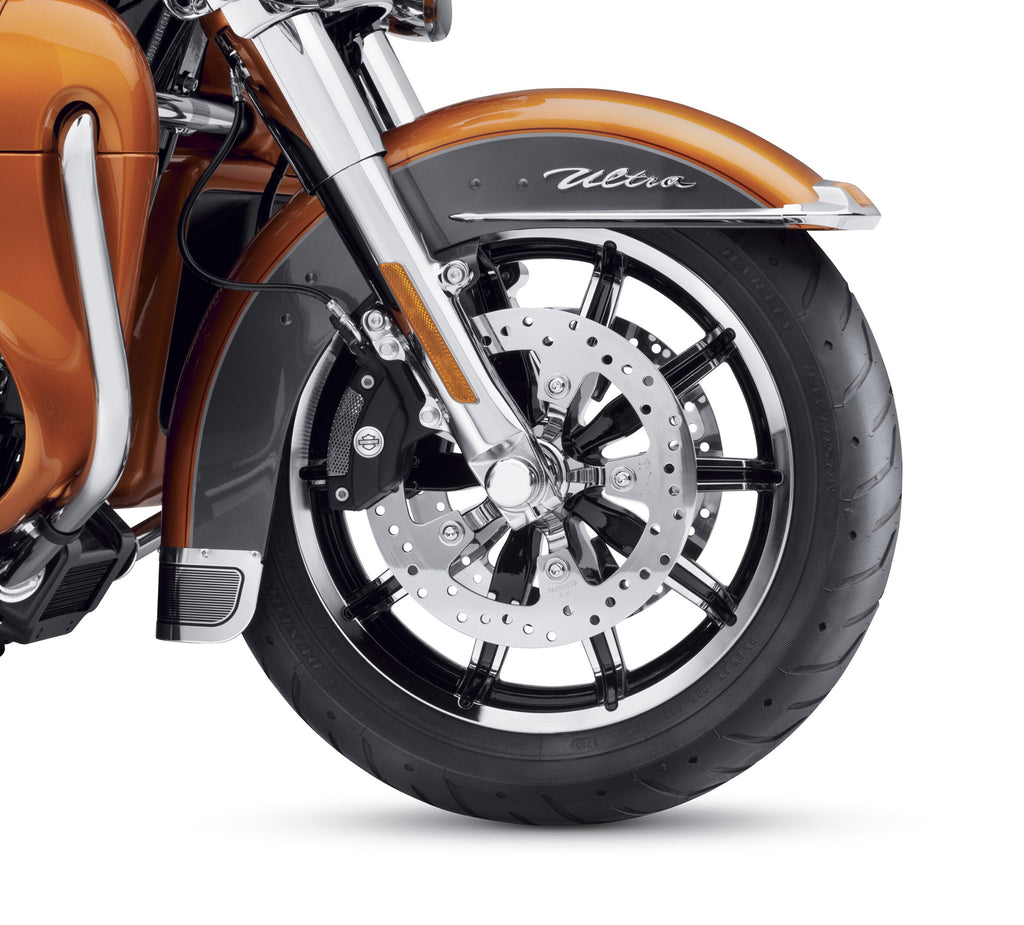 Impeller 17 in. Front Wheel - Contrast Chrome