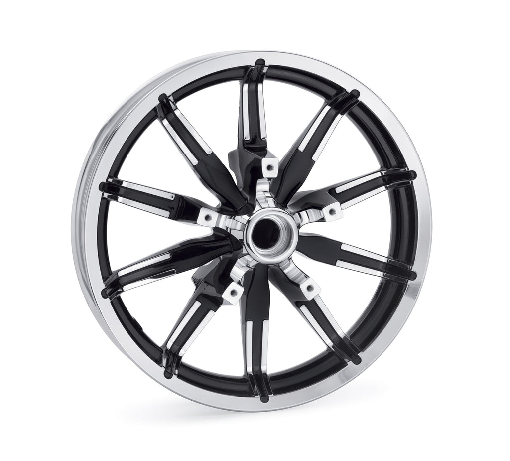 Impeller 17 in. Front Wheel - Contrast Chrome