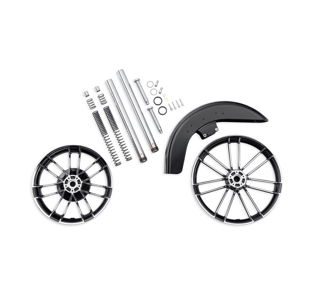 Knockout Custom Wheel Kit - Contrast Chrome