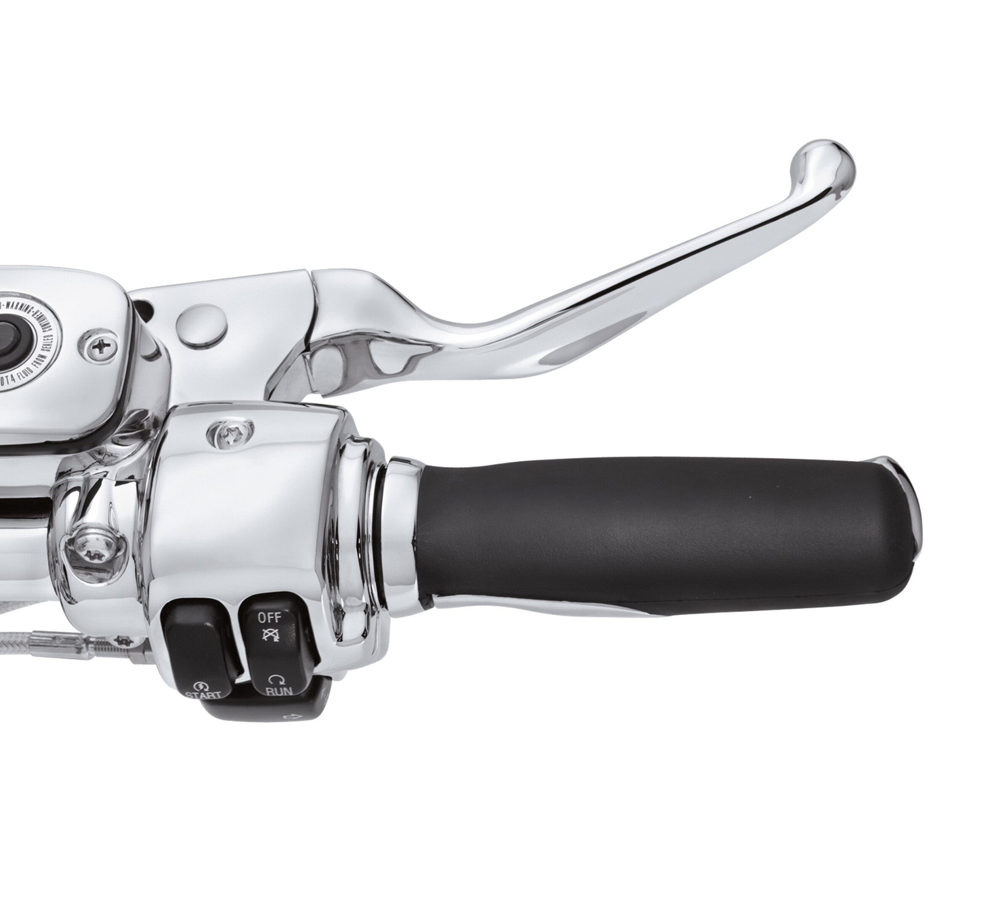 Chrome Clutch Bracket and Master Cylinder Reservoir Kit