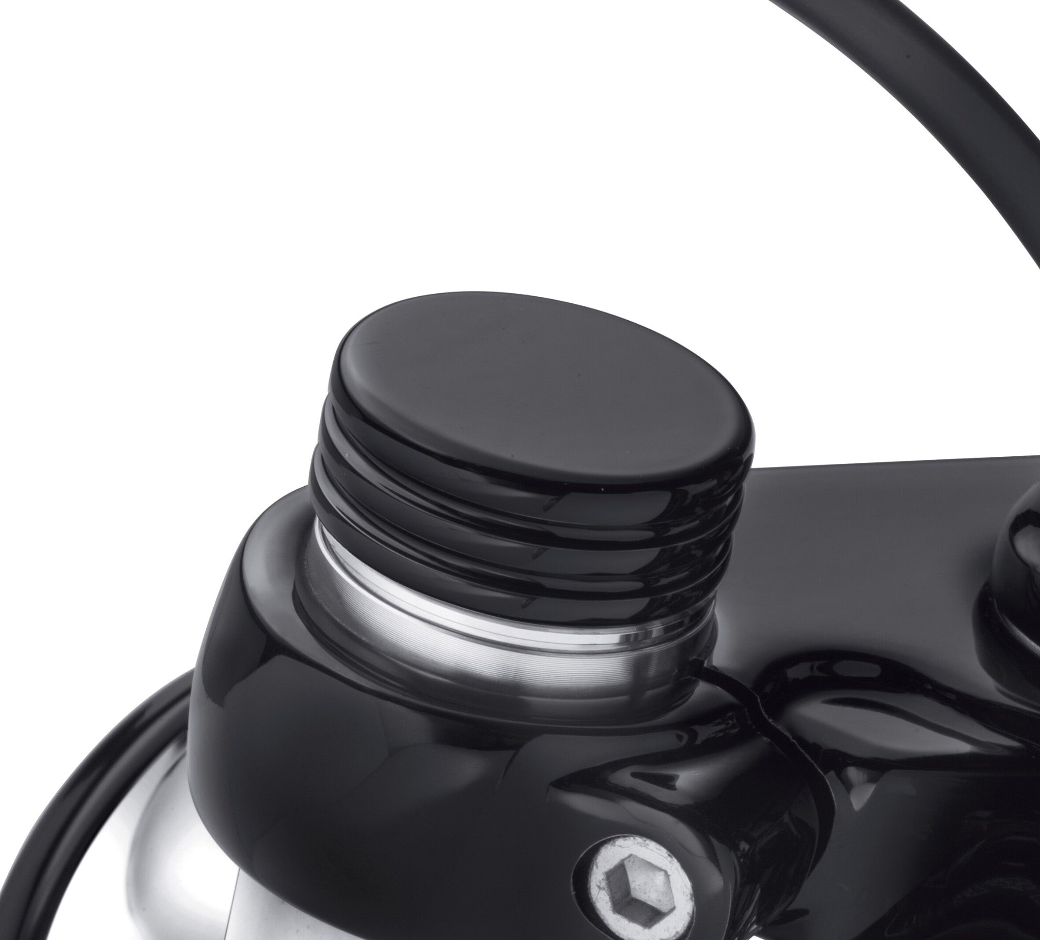Gloss Black Upper Fork Nut Covers