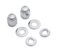 Chrome Fork Axle Retainer Nut Kit