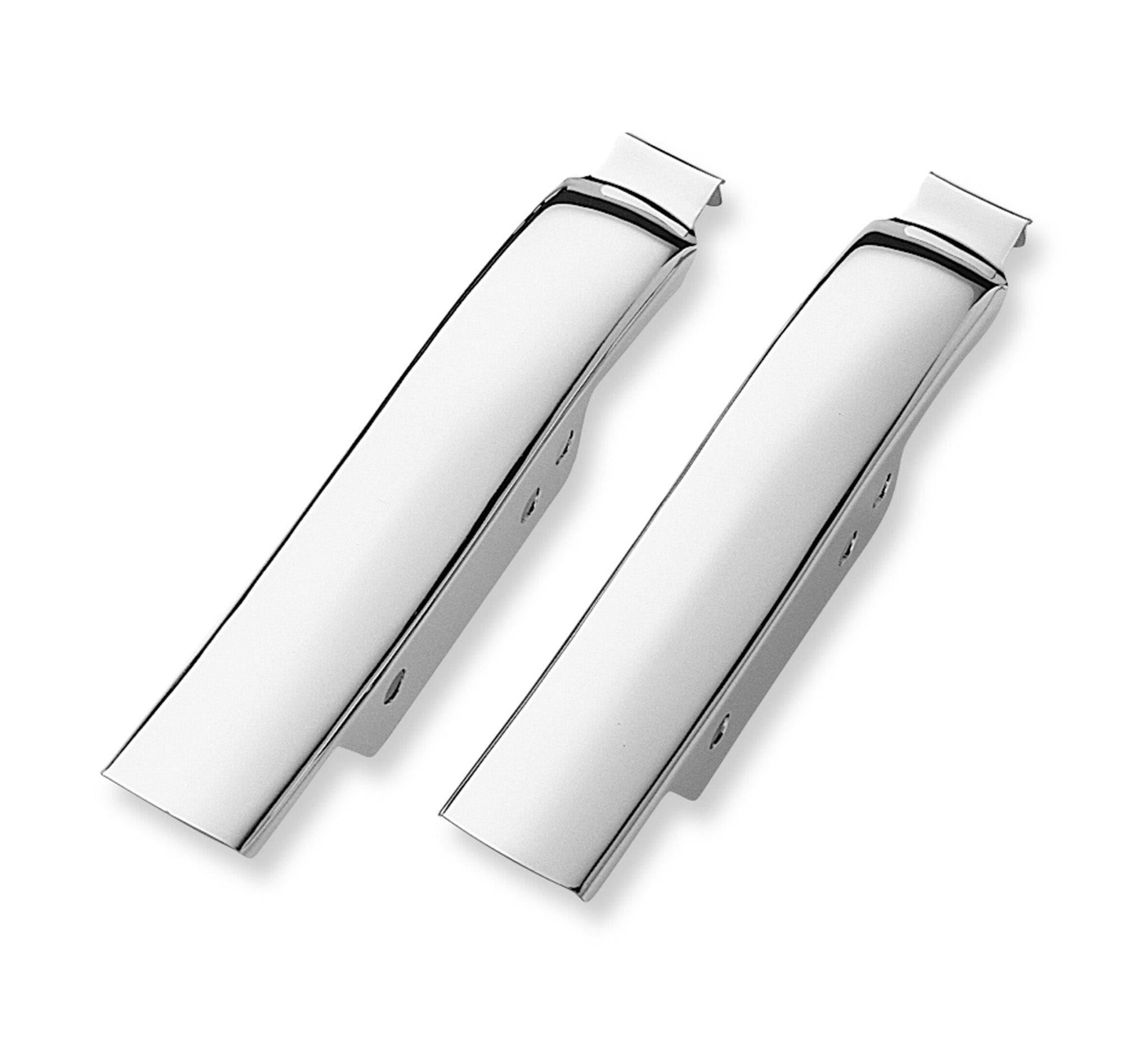 Chrome Solid Saddlebag Filler Strip Kit