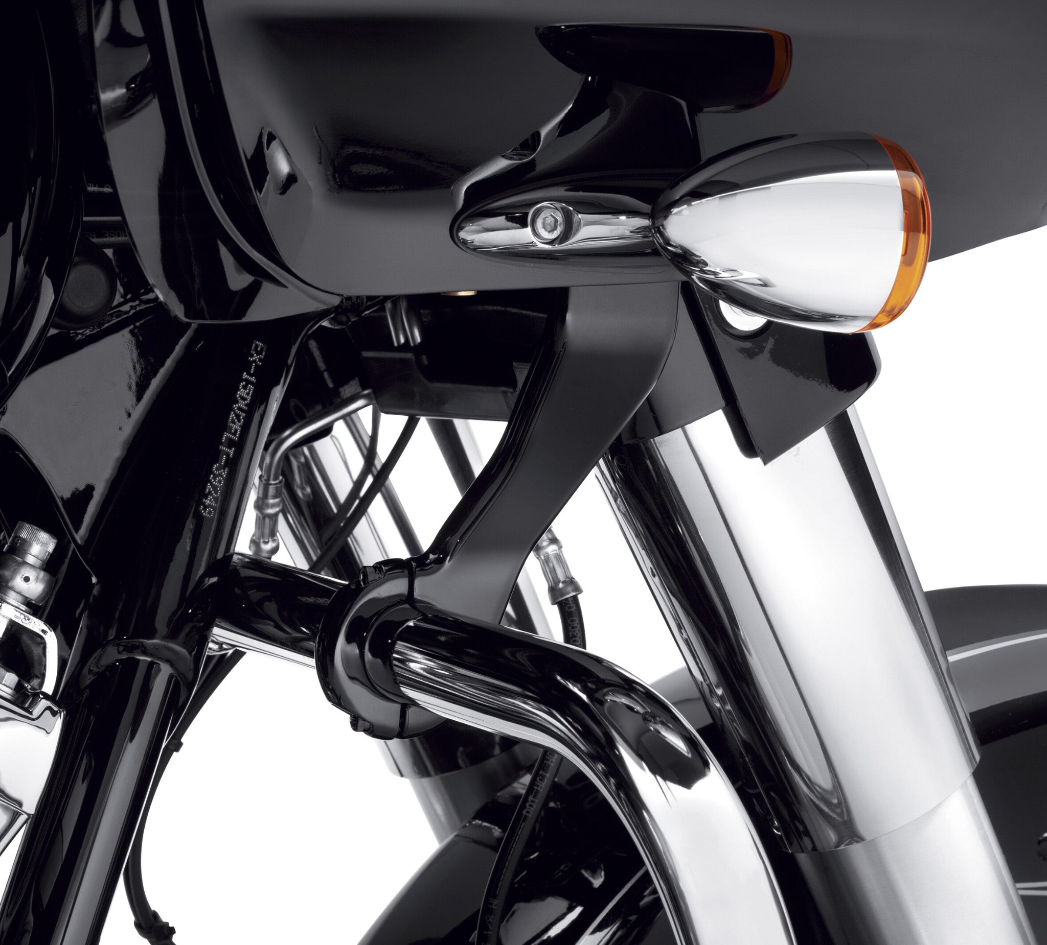 Road Glide Fairing Support Kit - Gloss Black