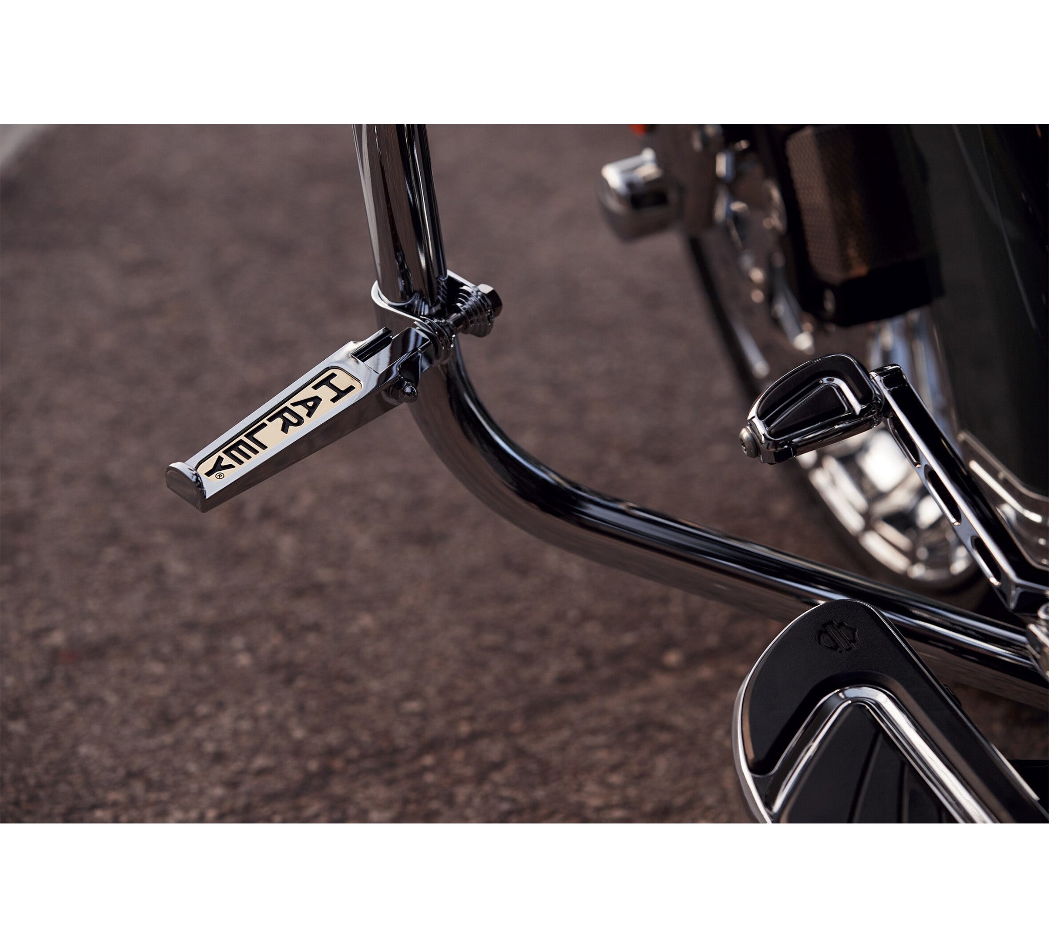 Custom Harley Scripted Footpegs