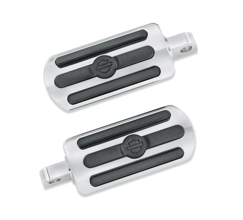 Chrome and Rubber Custom Footpegs