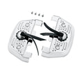 Concho Passenger Footboard Covers