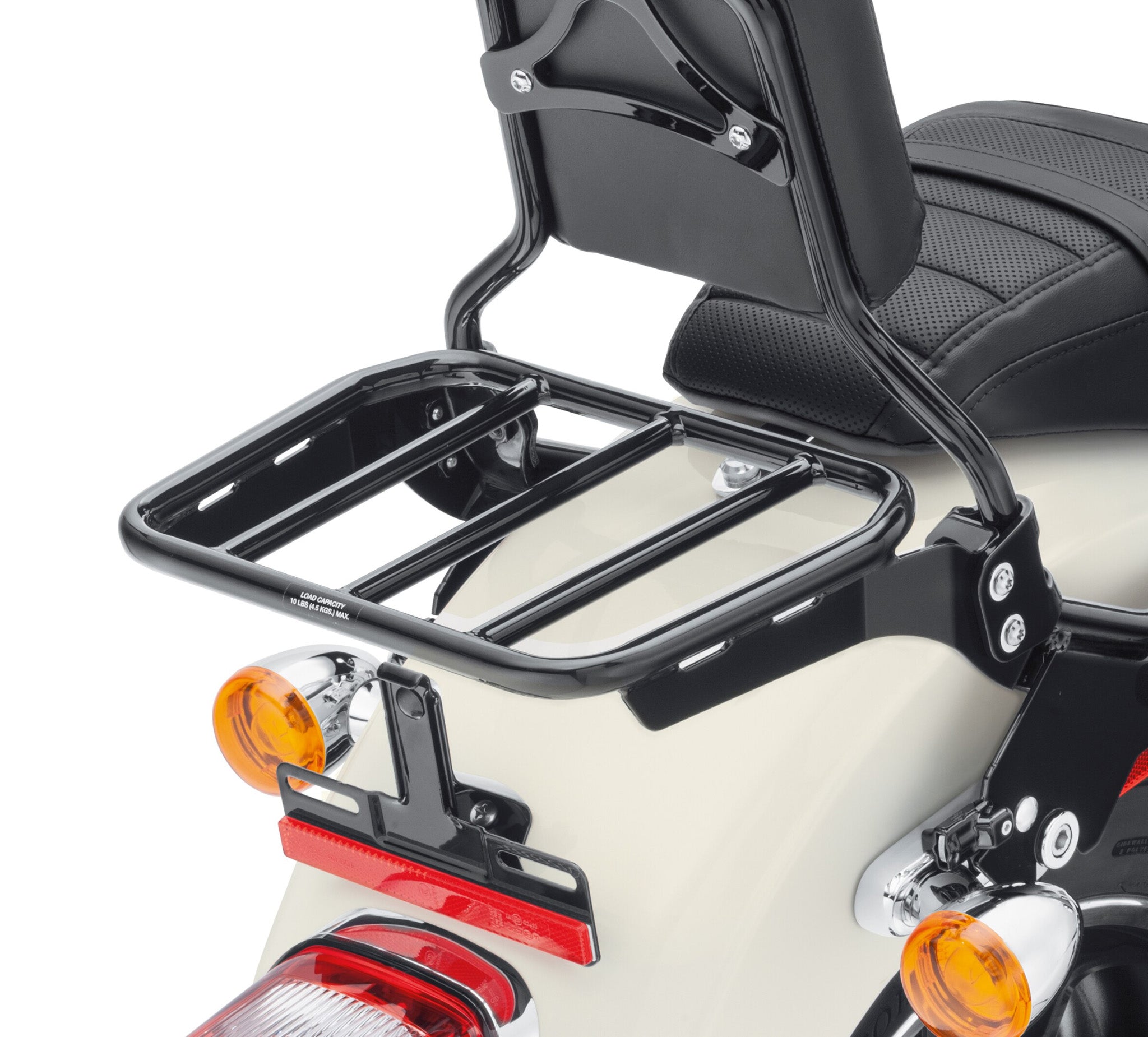 Sport Luggage Rack for HoldFast Sissy Bar Uprights - Gloss Black