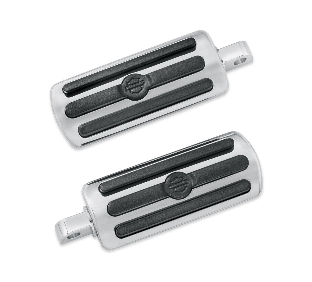 Chrome and Rubber Custom Footpegs