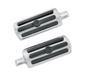 Chrome and Rubber Custom Footpegs