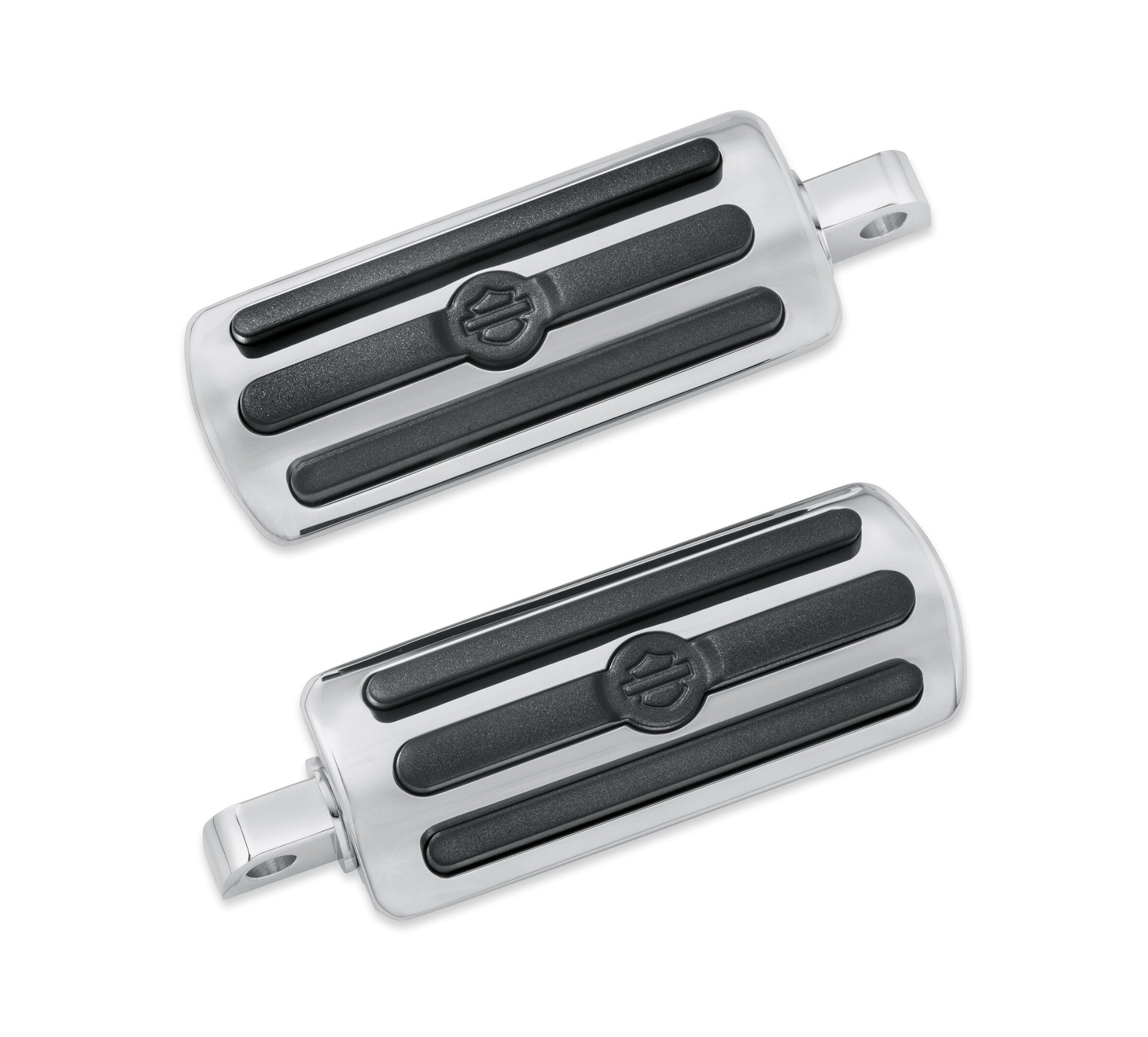Chrome and Rubber Custom Footpegs
