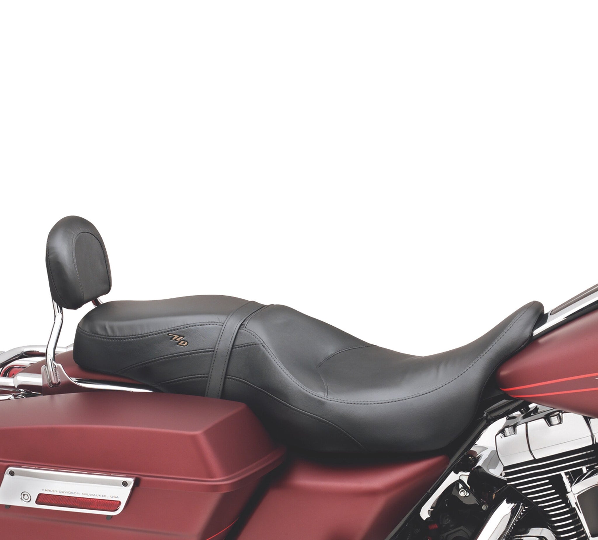 Low-Profile Leather Bucket Seat