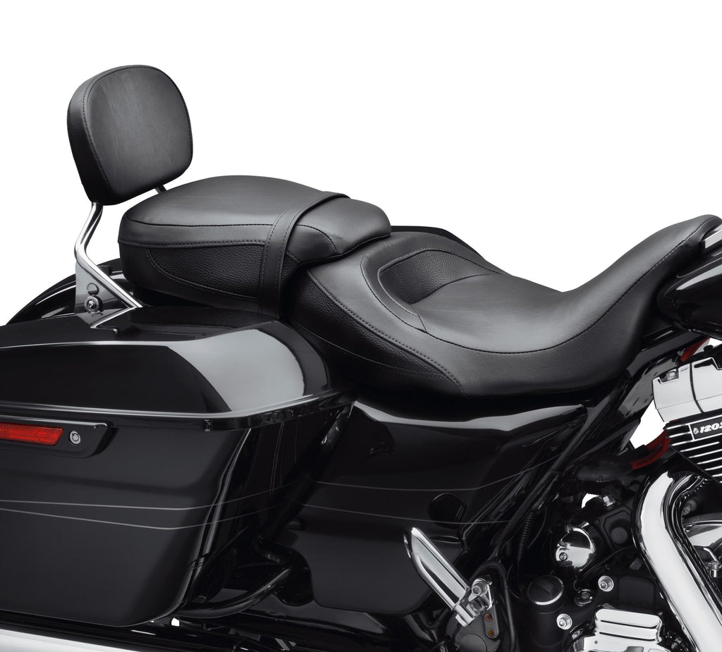 Low-Profile Passenger Pillion - Black Smooth Vinyl