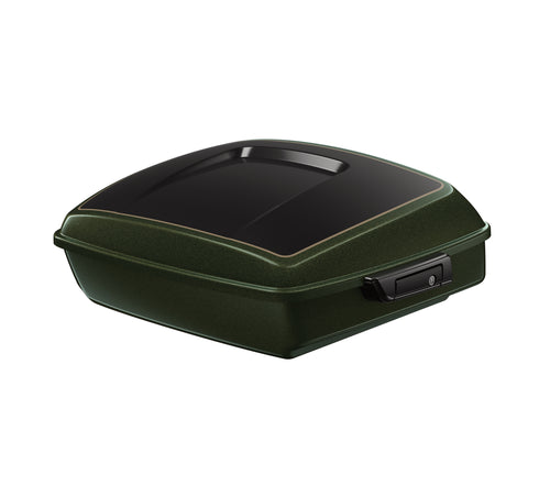 Chopped Tour-Pak Luggage - Olive Steel Metallic/Vivid Black