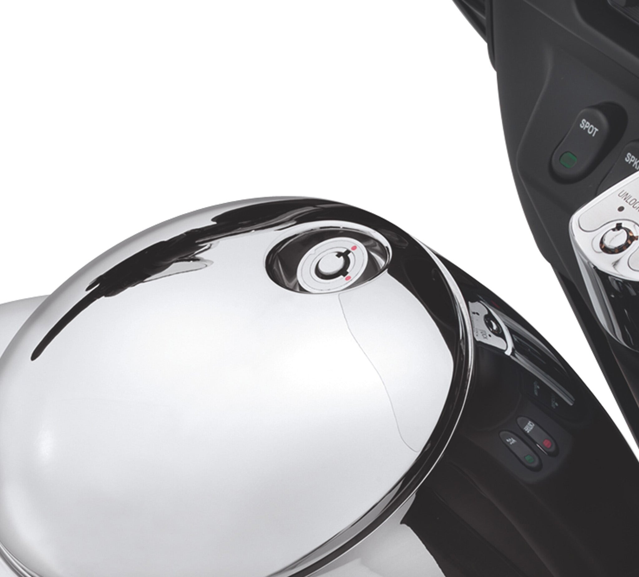 Push-Button Fuel Tank Console Door Release