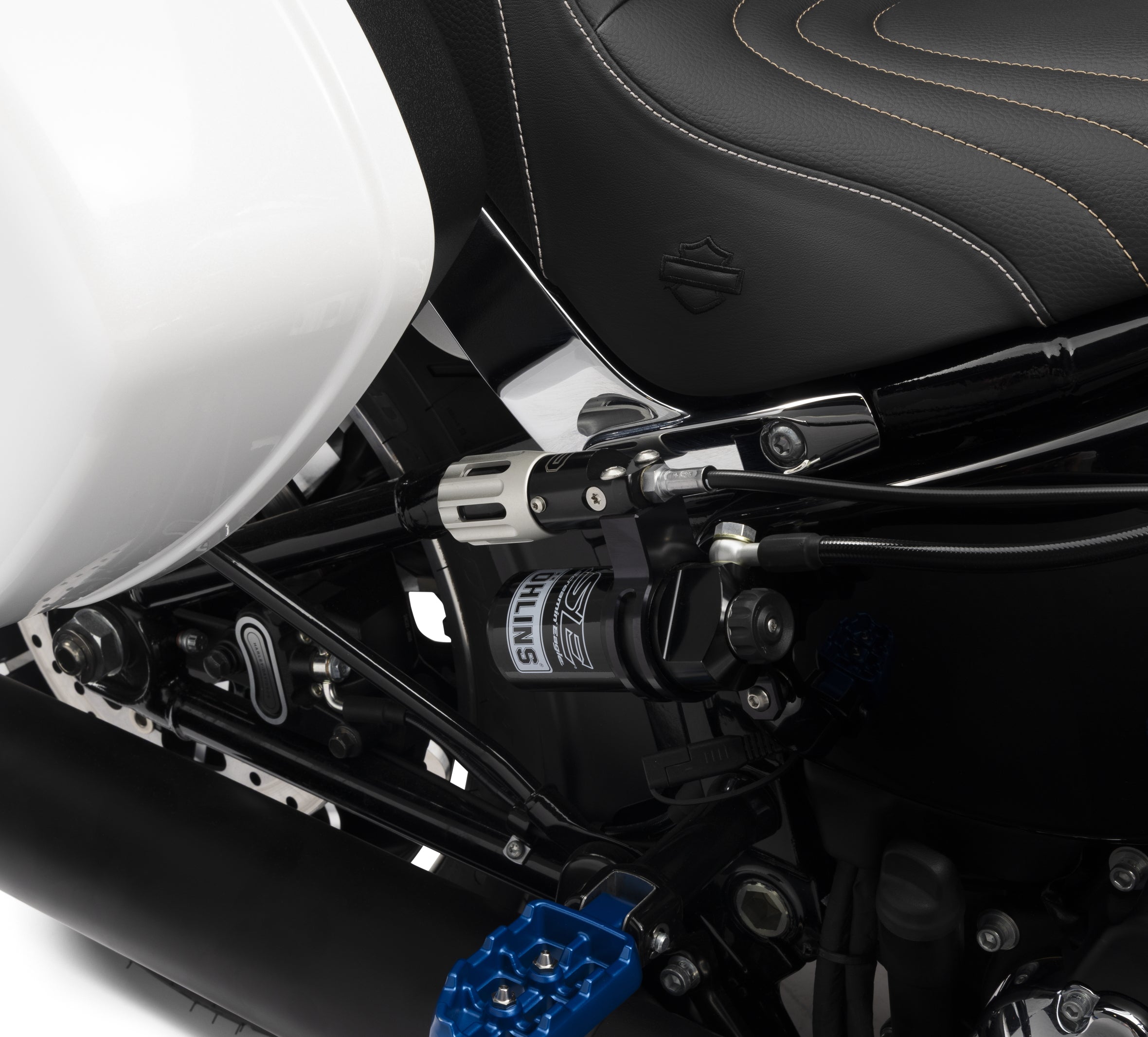 Screamin' Eagle/Öhlins Remote Reservoir Rear Suspension