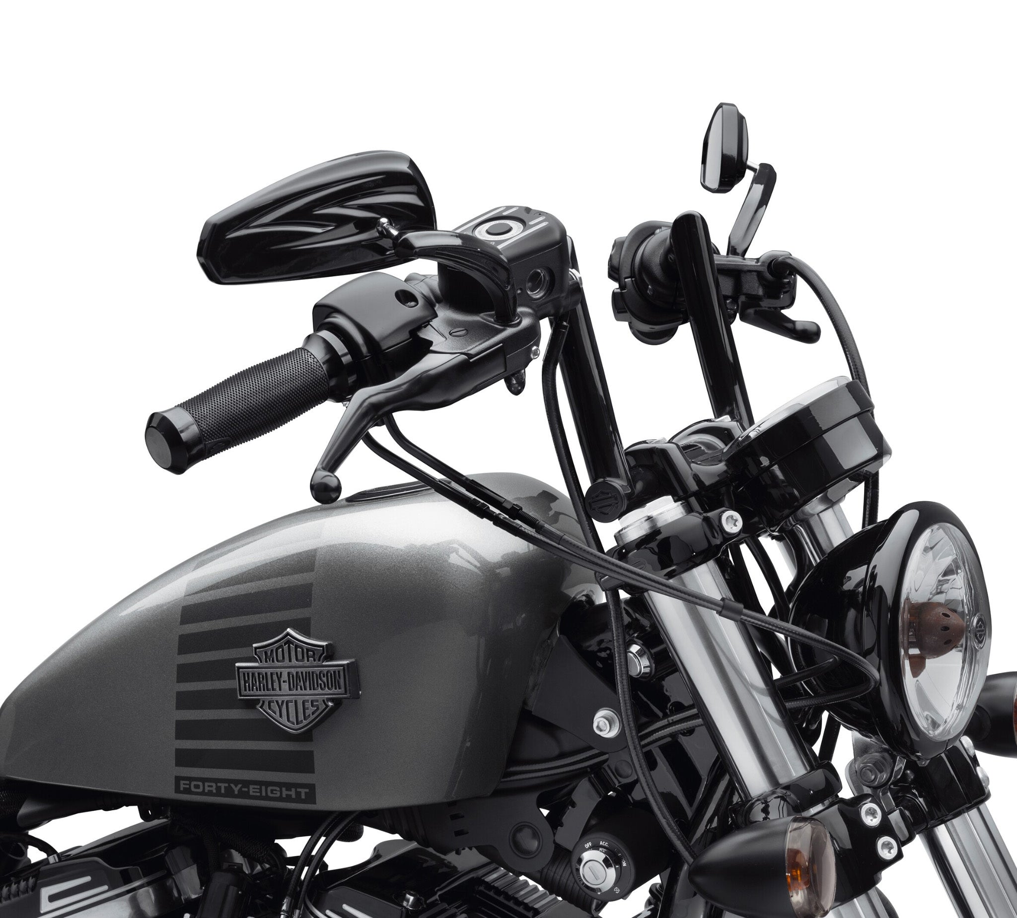 Chizeled Lo Handlebar - Gloss Black