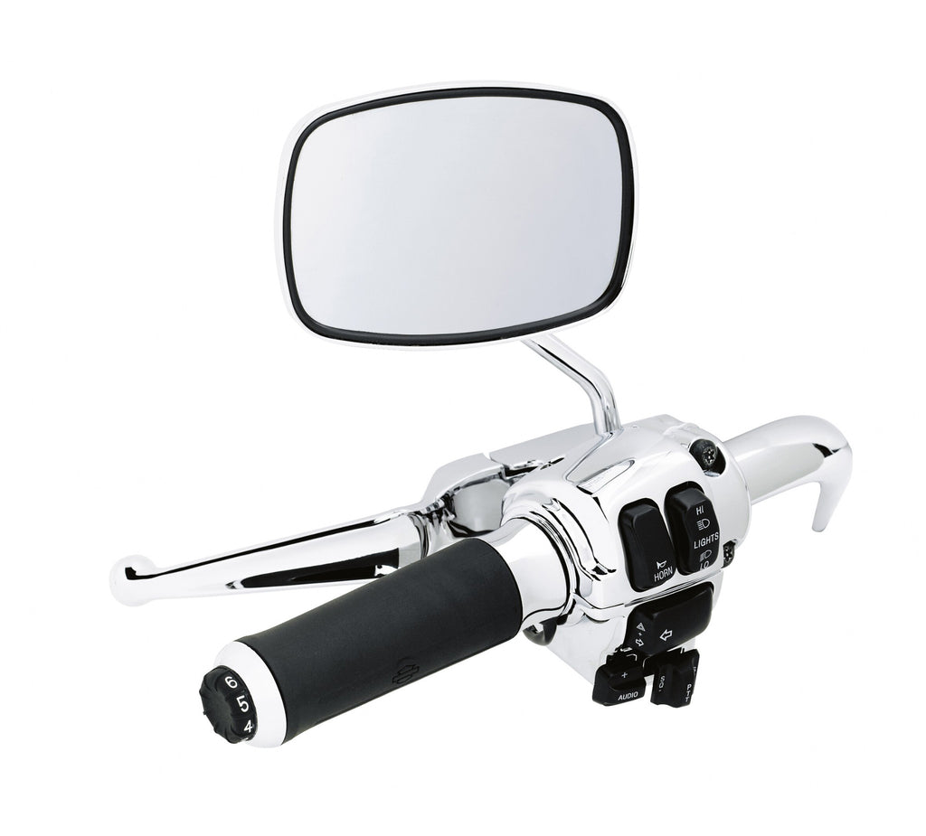 Contoured Chrome and Rubber Heated Hand Grips