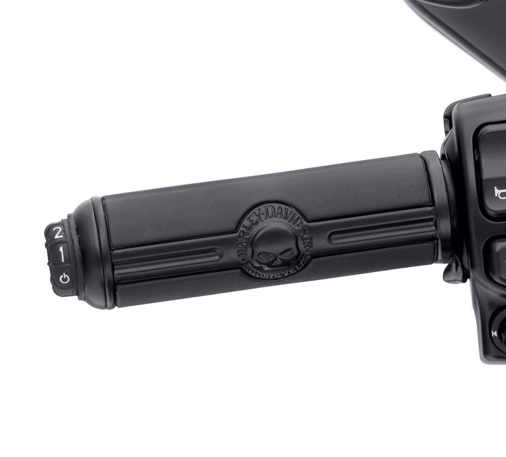 Willie G Skull Heated Hand Grips