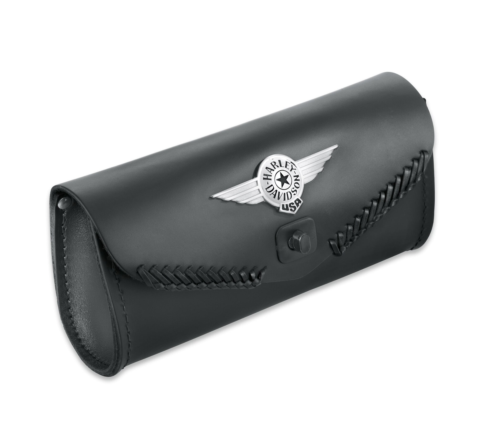Fat Boy Windshield Bag with Die-Cast Concho