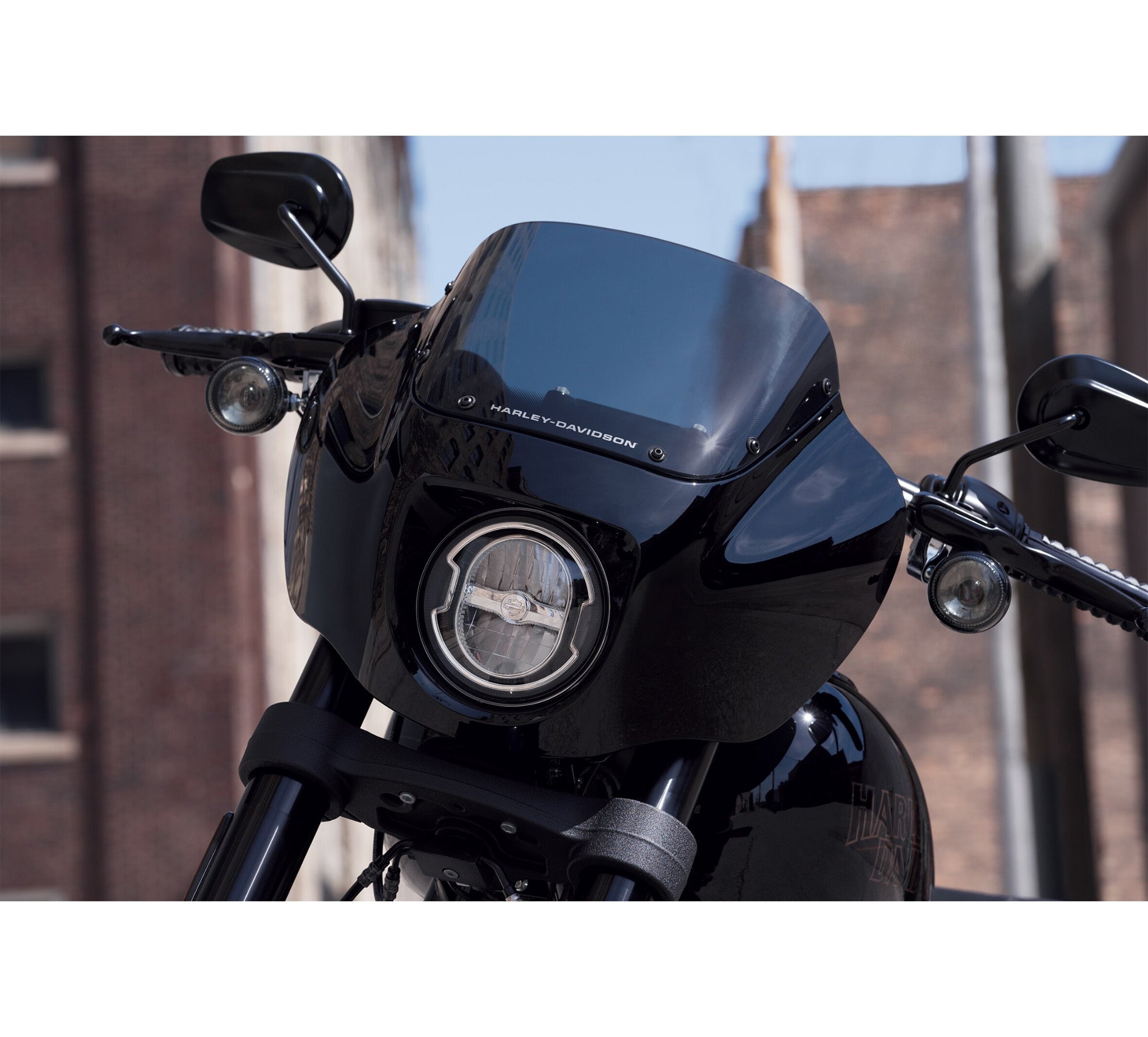 Vivid Black Softail Quarter Fairing
