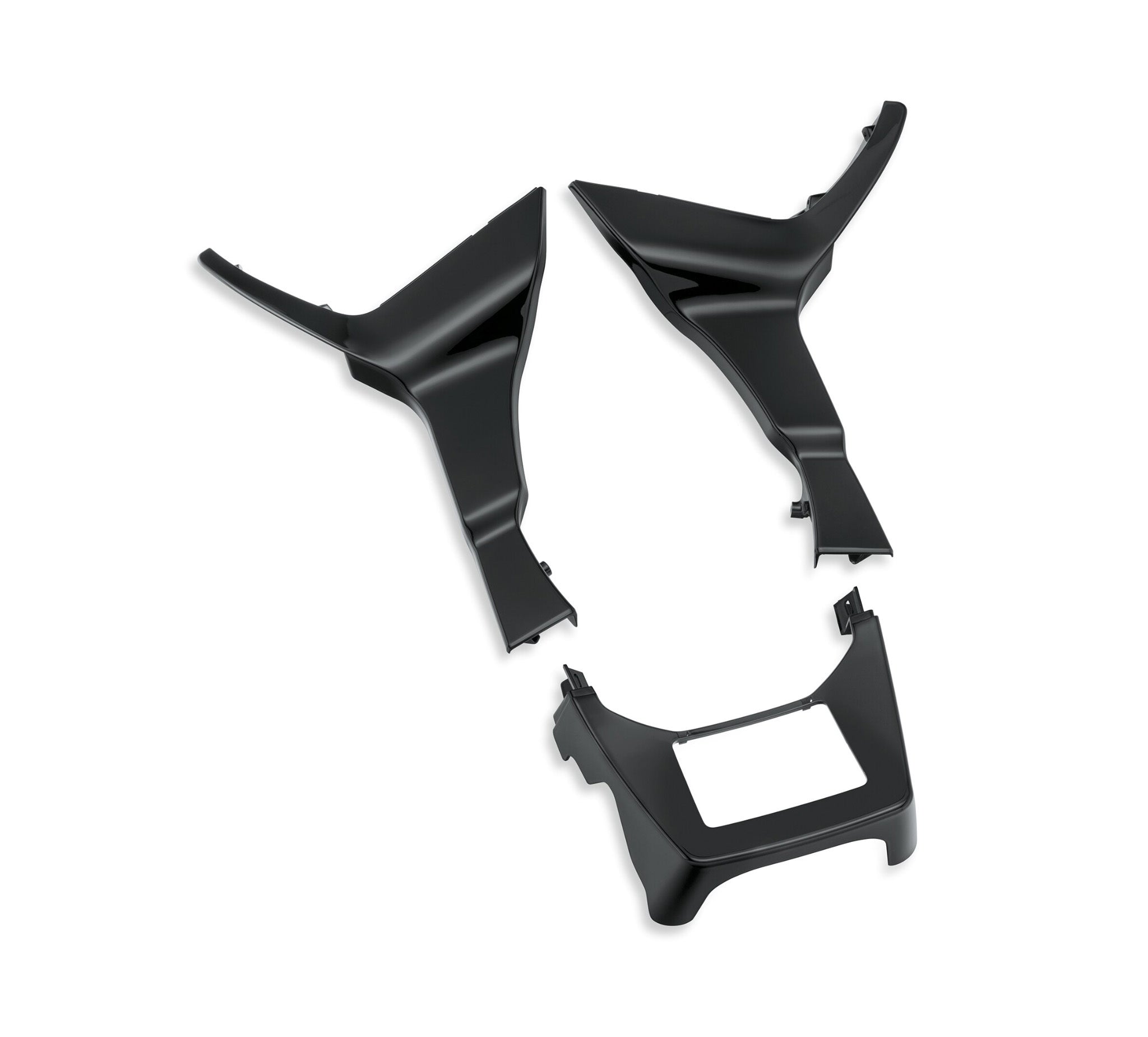 Vivid Black Road Glide Fairing Spoiler