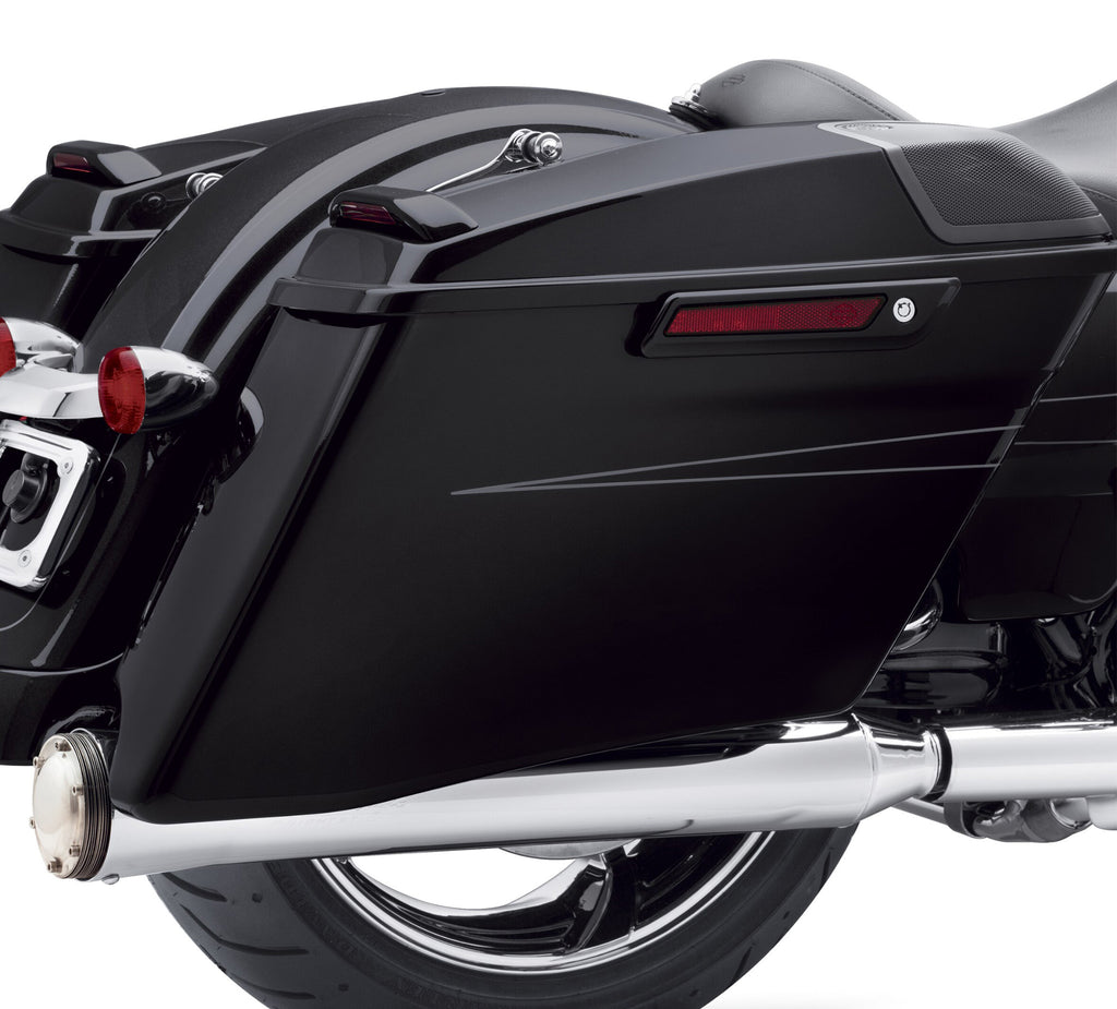 Vivid Black Saddlebag Lid Spoilers