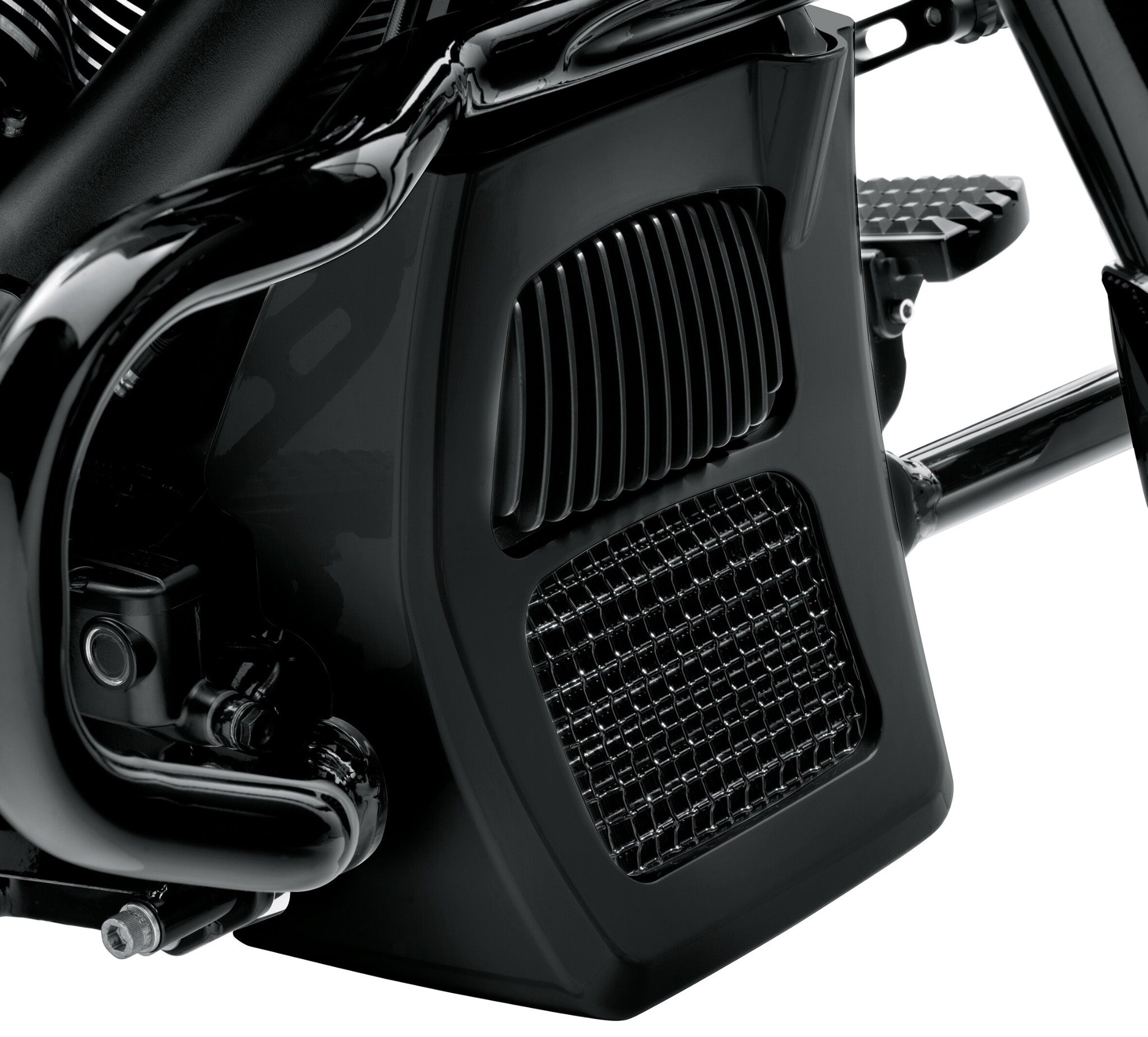 Vivid Black Chin Spoiler