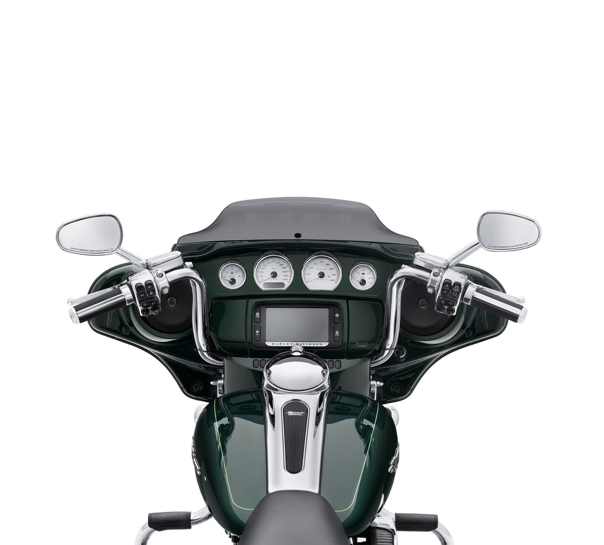 Chrome Batwing Mini-Ape Handlebar