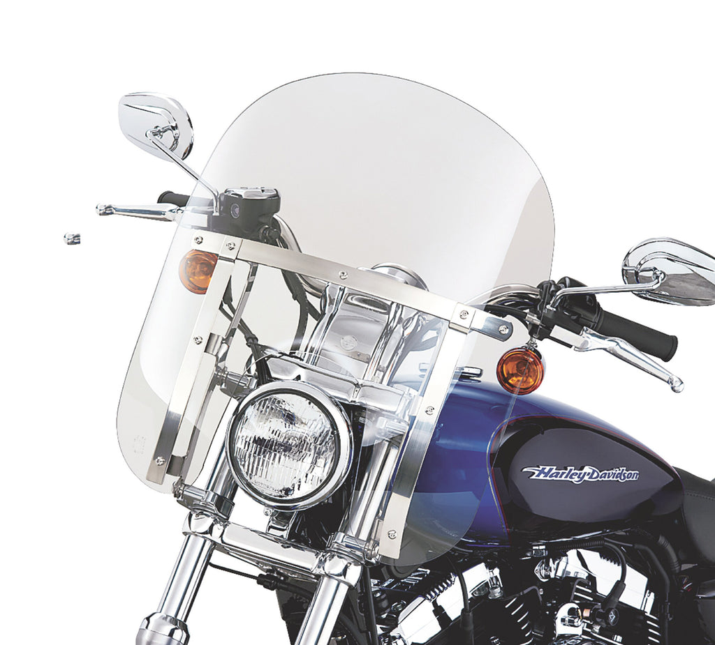 Quick-Release Compact Windshield